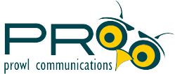 PRowl Communications logo with PRowl Owl 