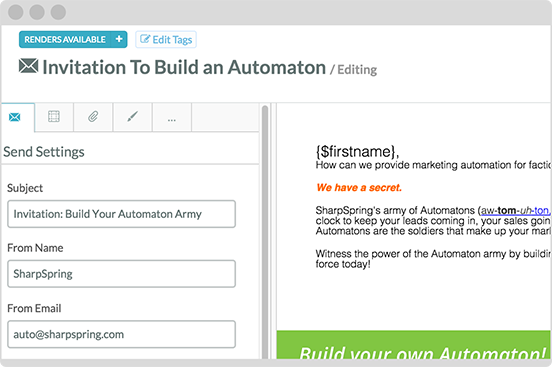 behavioural-based email automation