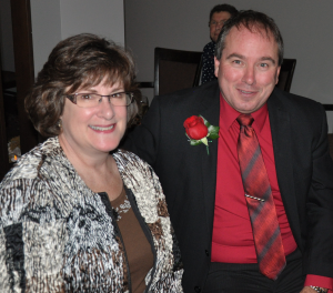 Gail Belchior and Tim Proctor at the Ruby Awards