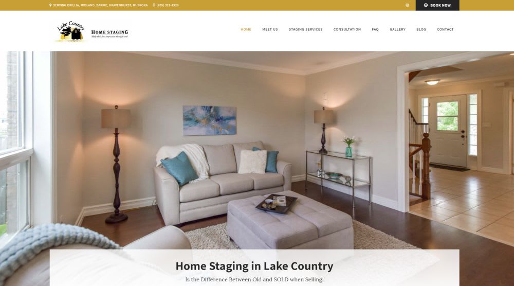 Lake Country Home Staging