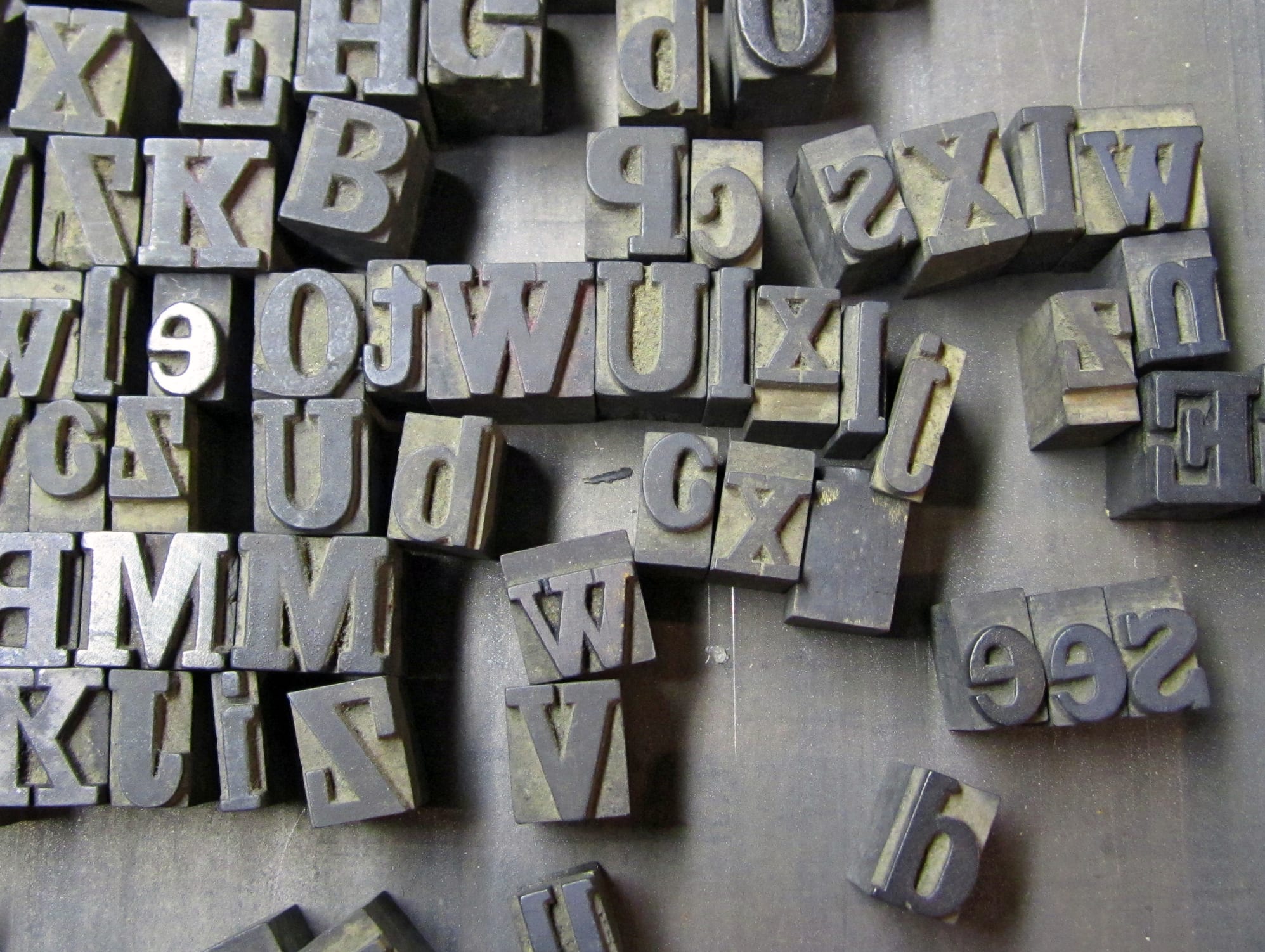 old typesetter letters