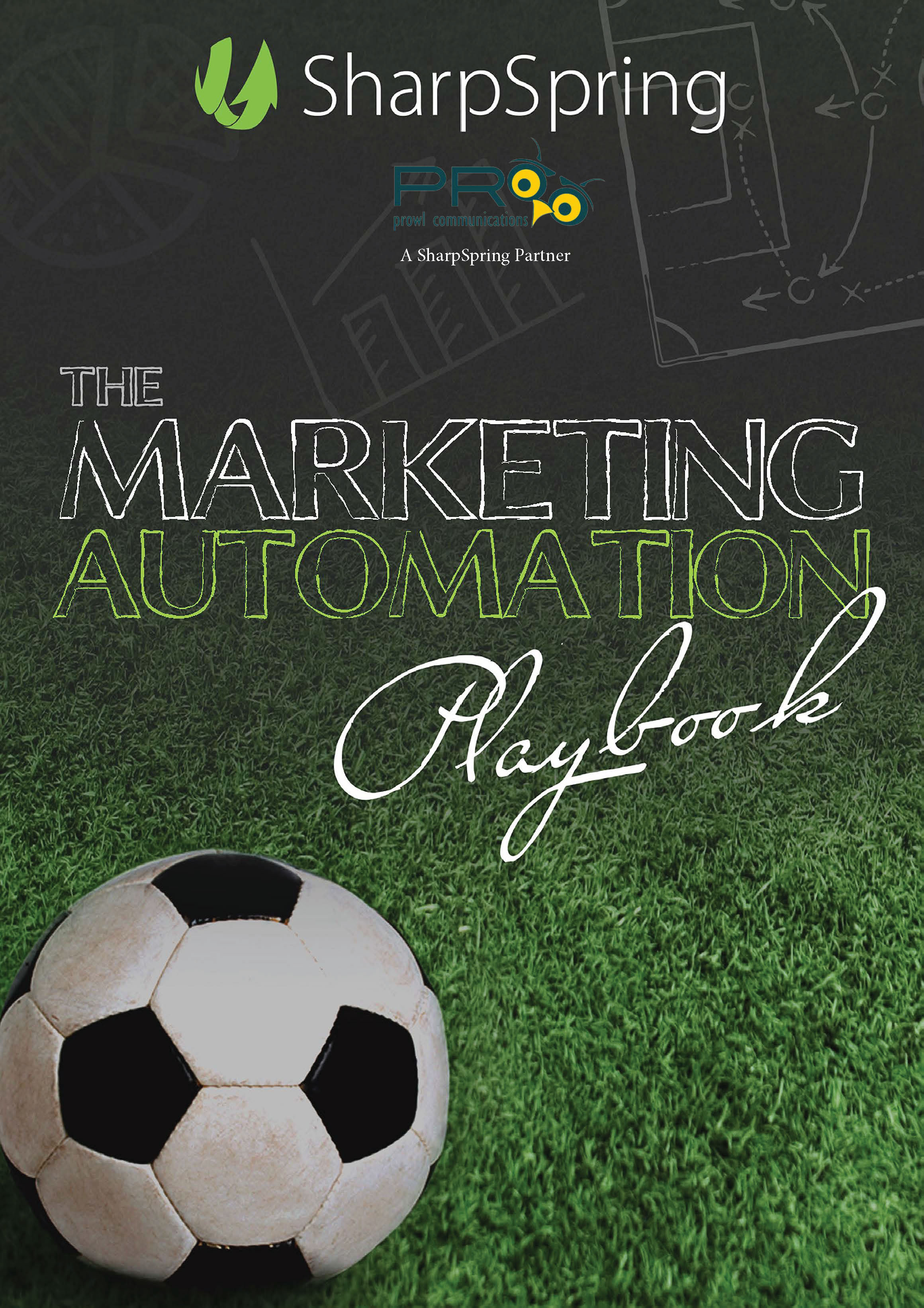 soccer goal field marketing automation playbook cover