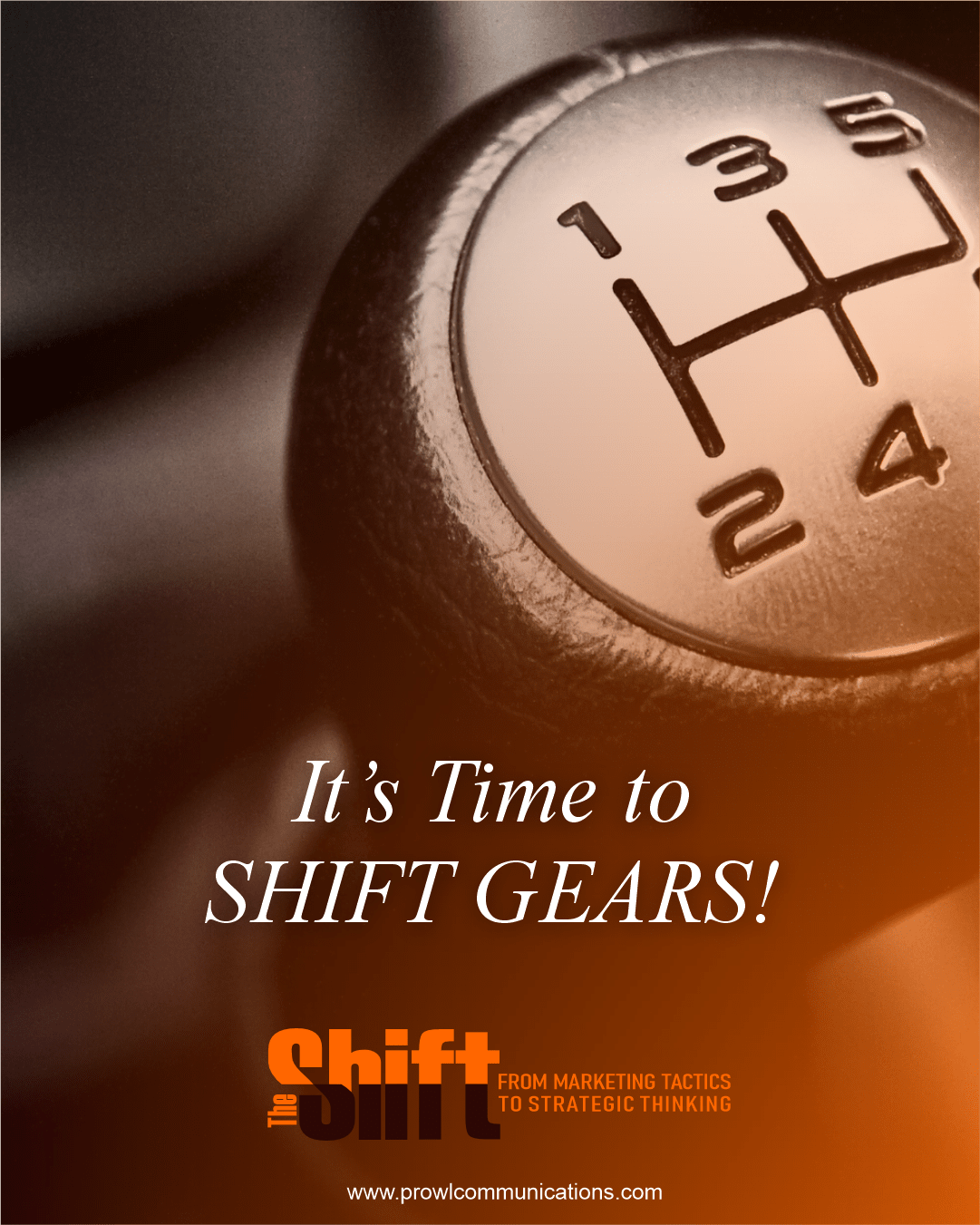 gear shift - time to shift gears to grow your business