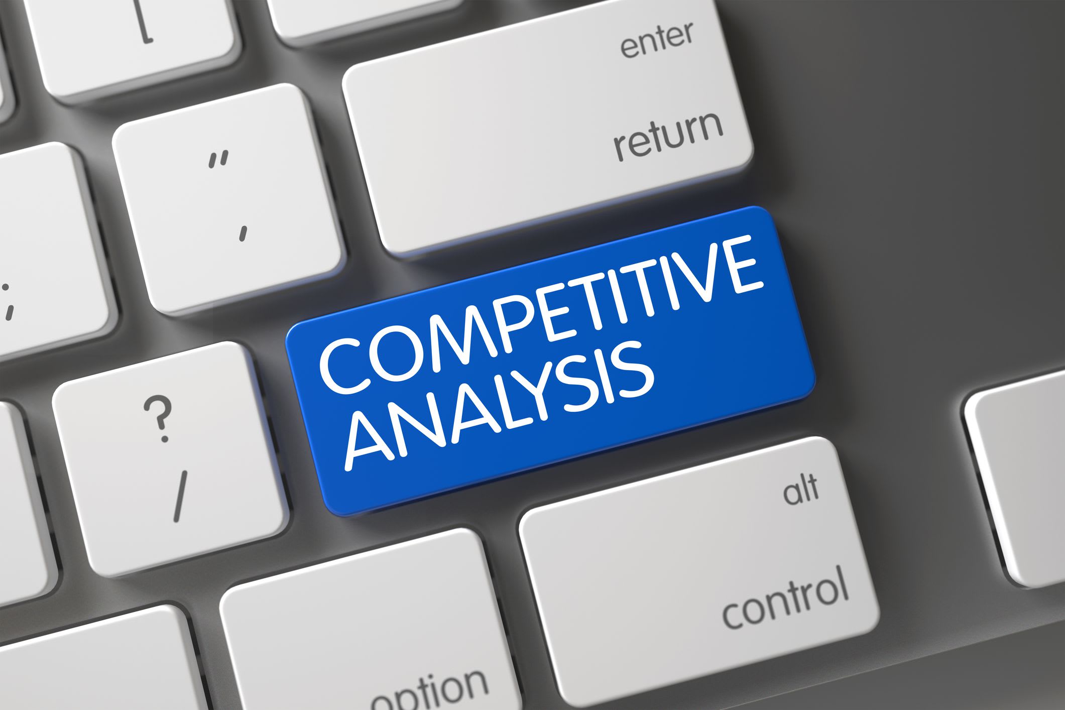 competitive analysis button graphic