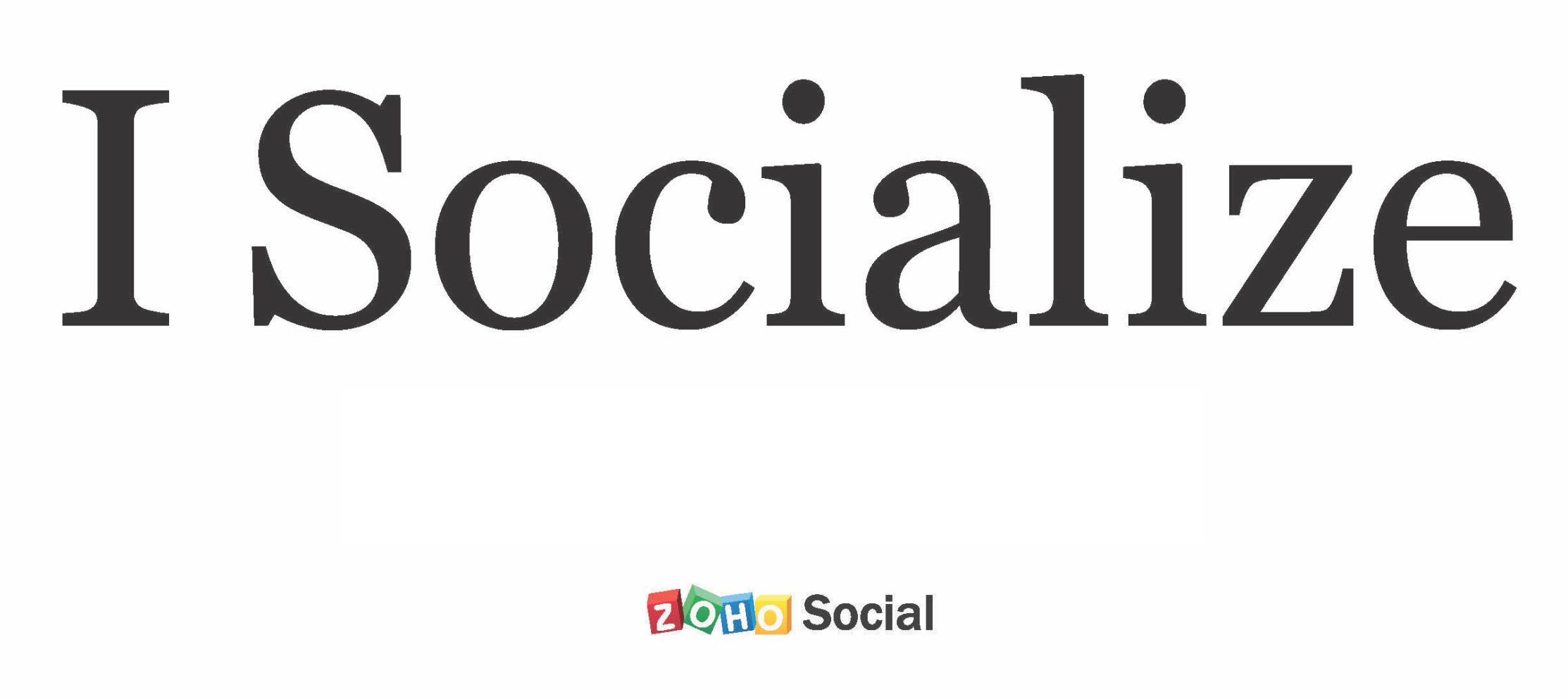 I socialize - zoho social