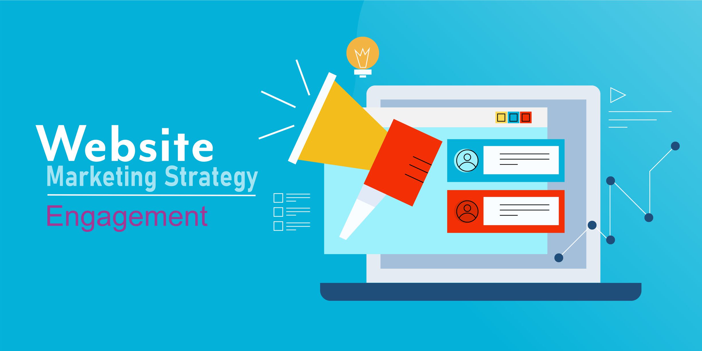 website marketing strategy engagement banner