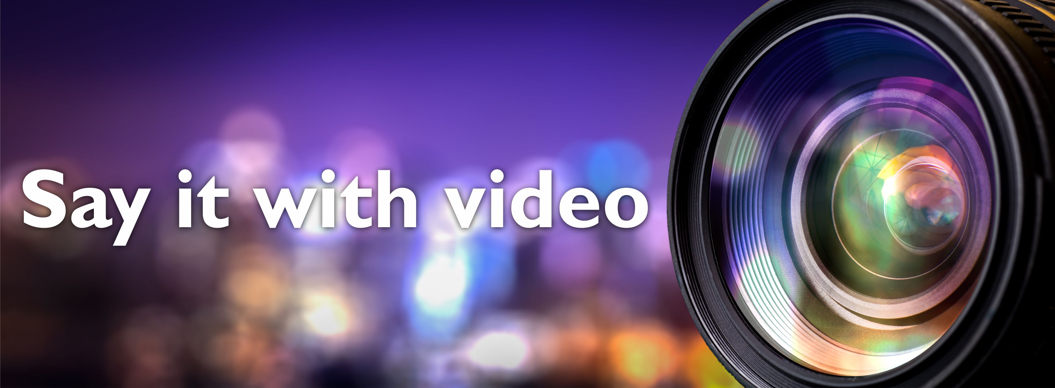 photo lens - say  it with video 