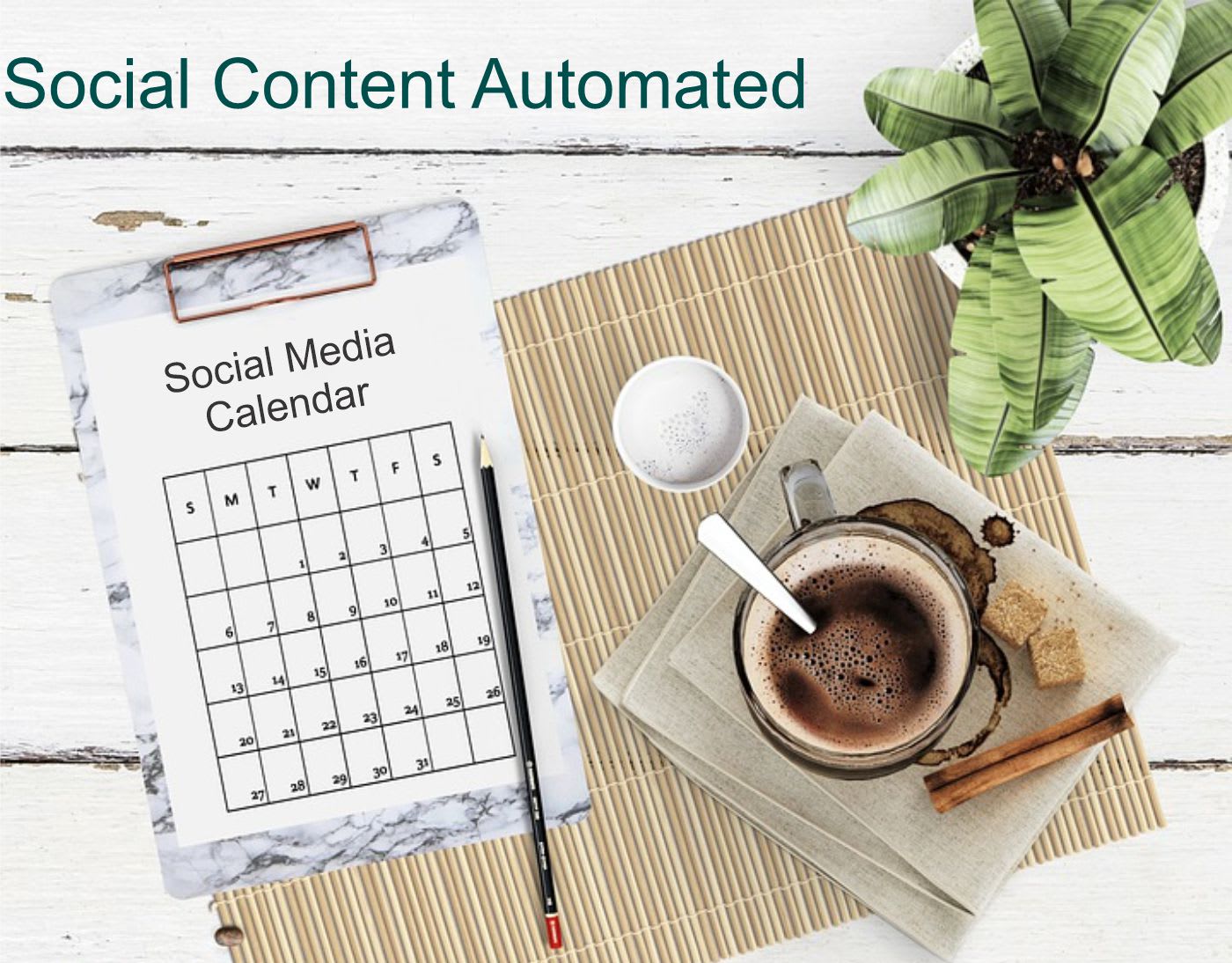 social media content calendar